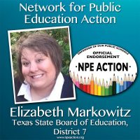 NPE Action Endorses Elizabeth Markowitz for the Texas State Board of Education