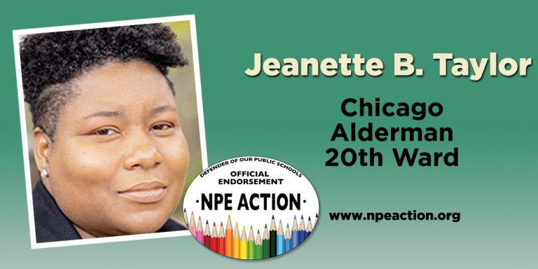 Jeanette B. Taylor For Chicago Alderman, 20th Ward - NPE Action