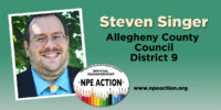 NPE Action Endorses Steven Singer for Allegheny City Council District 9
