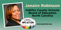 Janaire Robinson for Halifax County Schools Board of Education