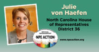 Julie von Haefen for North Carolina House of Representatives, District 36
