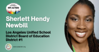 NPE Action endorses Sherlett Hendy Newbill for Los Angeles Unified School District Board of Education District #1.