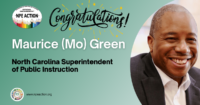 NPE Action endorses Maurice (Mo) Green for NC Superintendent of Public Instruction.