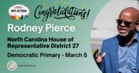 NPE Action endorses Rodney D. Pierce for NC House of Representatives, District 27 – Halifax, Northampton, Warren.