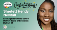 NPE Action endorses Sherlett Hendy Newbill for Los Angeles Unified School District Board of Education District #1.